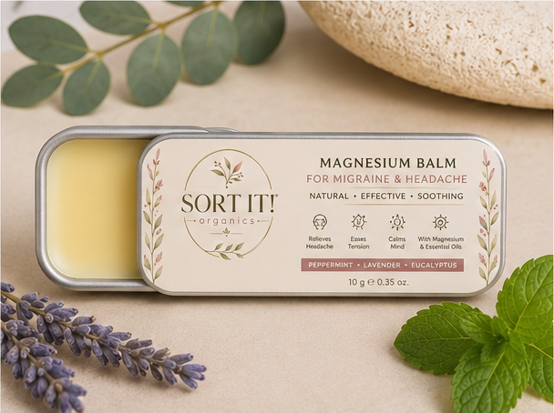 Sort It! Organics Magnesium Balm - locked design