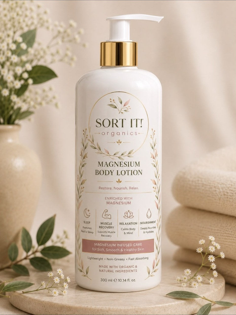 Sort It! Organics Magnesium Body Lotion