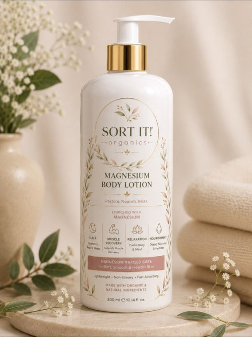 Sort It! Organics Magnesium Body Lotion