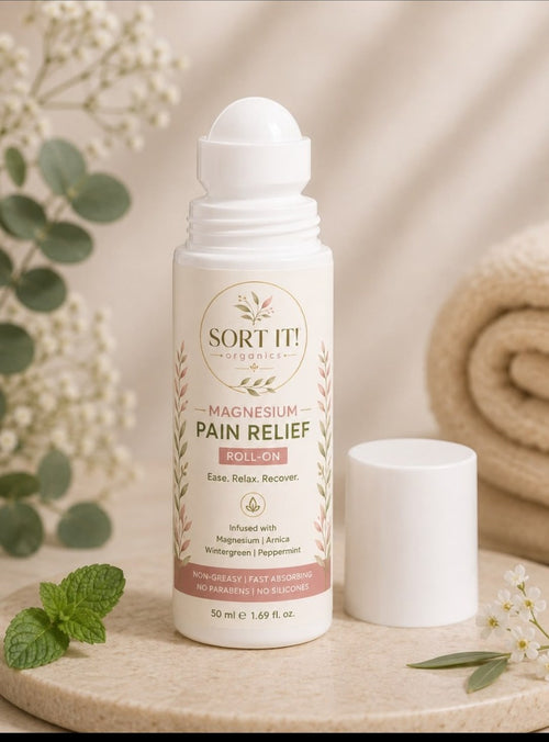 Sort It! Organics Magnesium Pain Relief Roll On