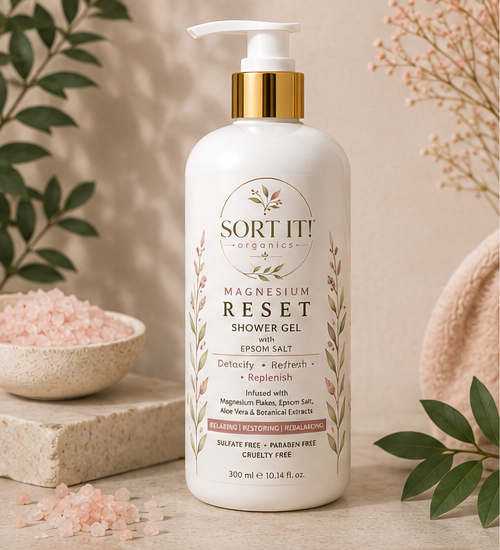 Sort It! Organics Magnesium Reset Shower Gel - locked design