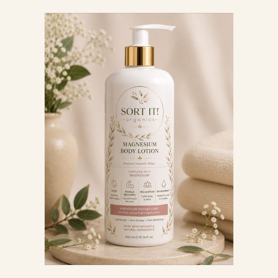 Sort It! Organics Magnesium Body Lotion