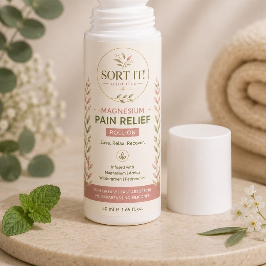 Sort It! Organics Magnesium Pain Relief Roll On product image