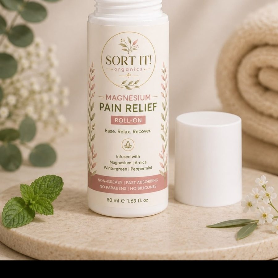 Sort It! Organics Magnesium Pain Relief Roll On close product view